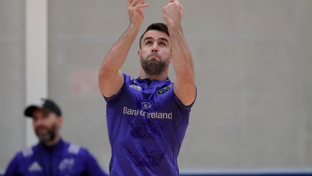 Conor Murray is a major doubt for Munster’s Champions Cup semi-final against Saracens. Photograph: Donall Farmer/Inpho