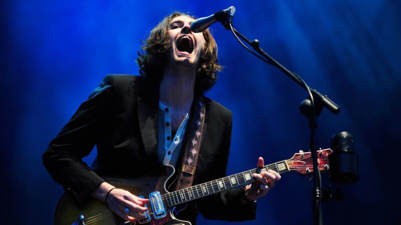 Hozier on the Longitude main stage. Photograph: Aidan Crawley