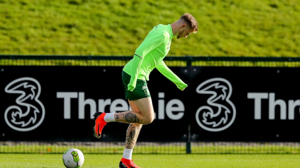 Martin O’Neill is fearful James McClean may be targeted during the Ireland and Northern Ireland clash. Photo: Ryan Byrne/Inpho