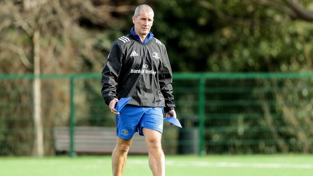 Leinster coach Stuart Lancaster: “The way the game played out I think England deserved it in the end.” Photograph: Laszlo Geczo/Inpho