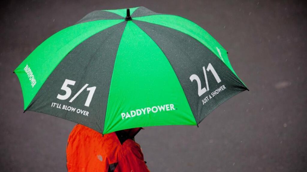 Bookmaker Paddy Power closed up 3.1 per cent at €62.35 after it raised its earnings guidance for this year by 3 to 4 per cent. Photograph: Paul Sherwood