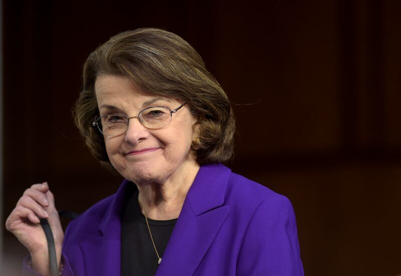 Dianne Feinstein's death will bring the number of senators who side with Democrats to 50 in the upper chamber of Congress, narrowing the party’s governing majority to just one senator. Photograph: AP