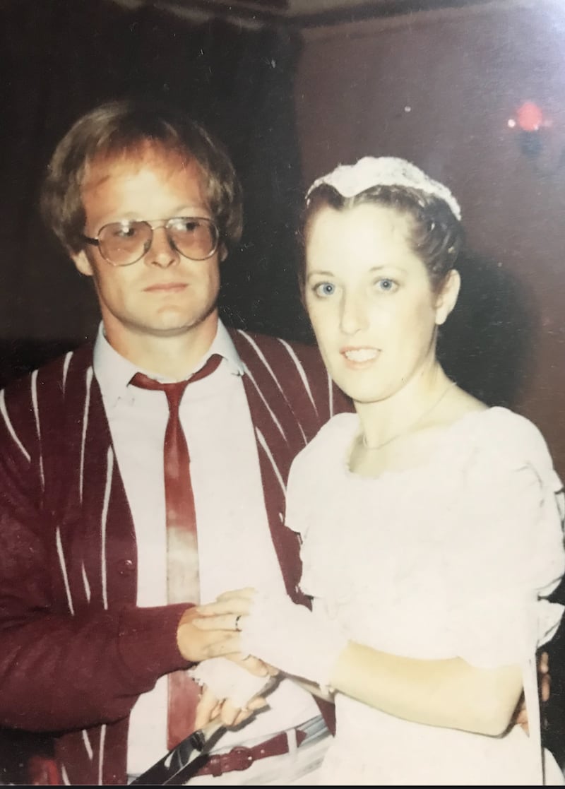 Ciarán parents, Declan and Ursula, on their wedding day.