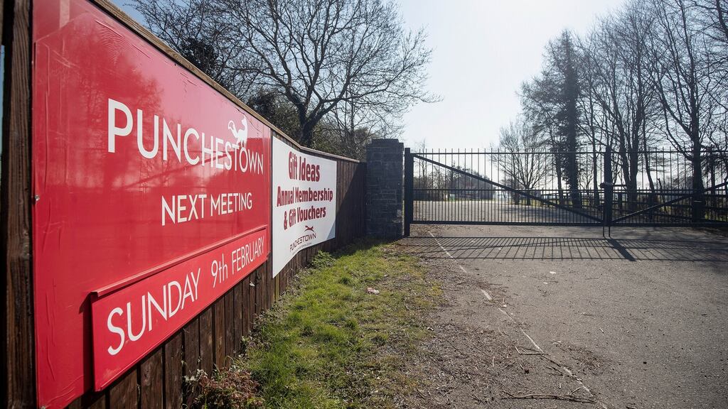 This year’s Punchestown Festival was cancelled due to the coronavirus pandemic. Photograph: Laszlo Geczo/Getty