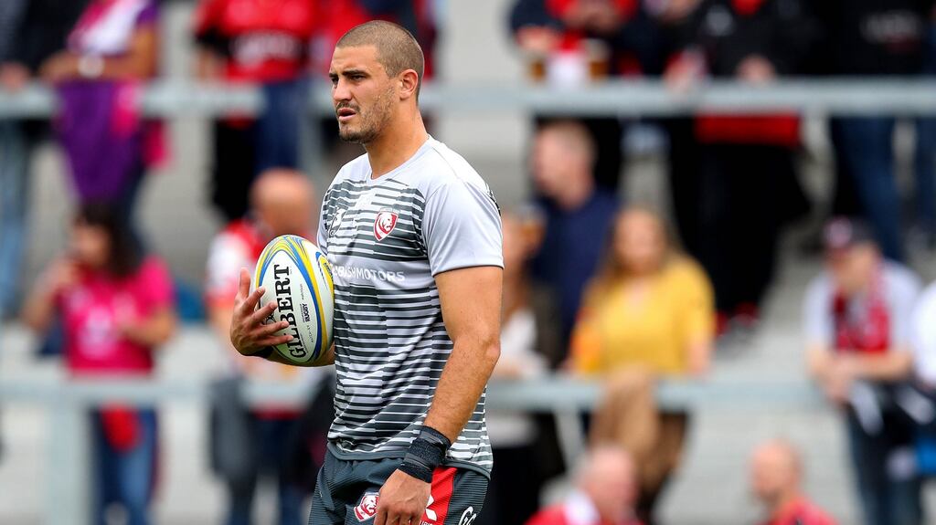 Former Munster player Gerbrandt Grobler is optimistic about his future at Gloucester. Photograph: Ryan Byrne/Inpho