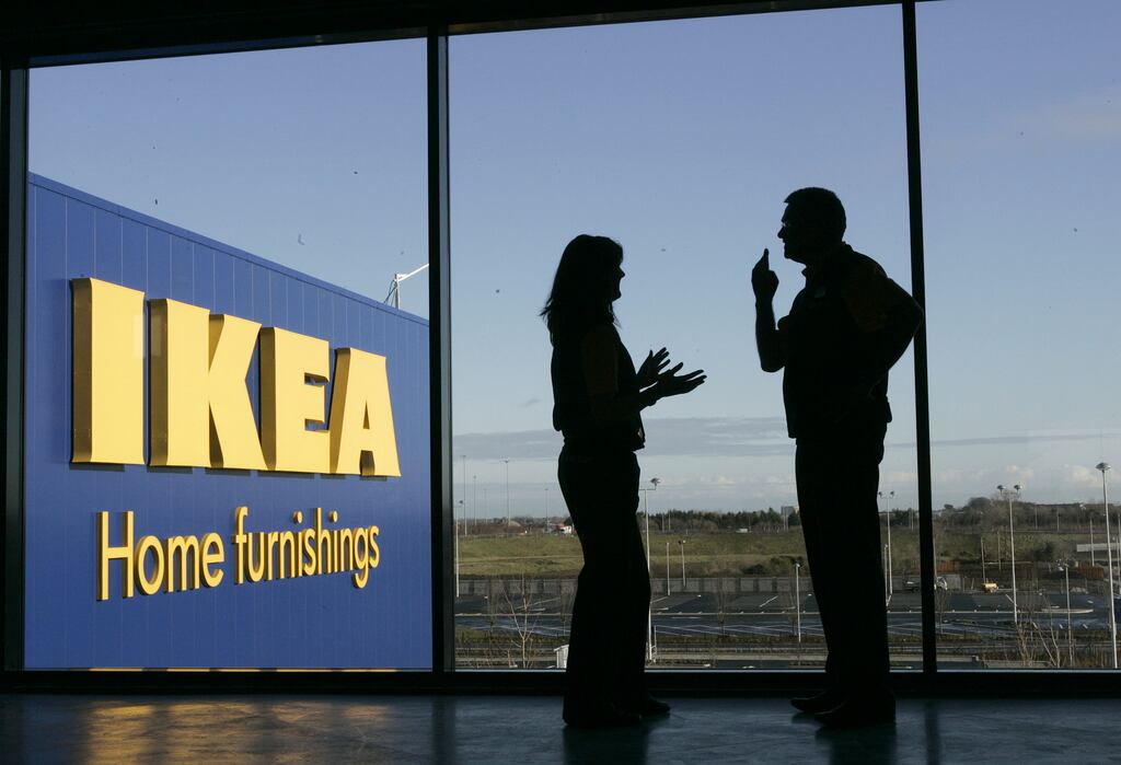 Ikea in Ballymun, Dublin. The company has returned to cutting prices on some of its main products after a supply chain shock and a sharp rise in raw material costs had forced it to raise prices. Photograph: Dara Mac Dónaill