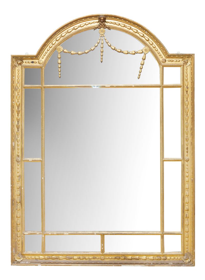 Lot 200: Victorian Giltwood and Gesso overmantle €1,500–€2,000, Adam’s