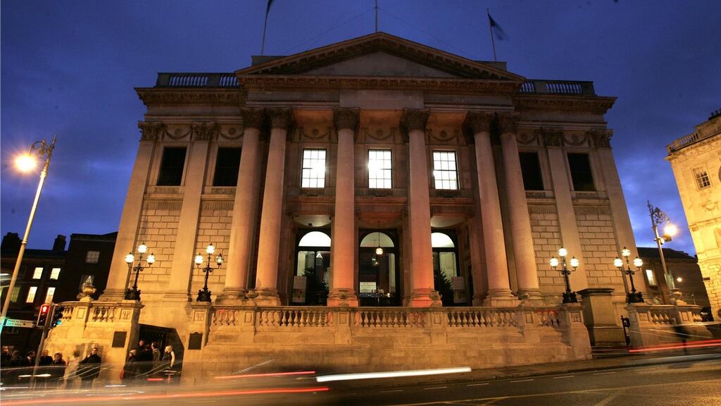 City Hall in Dublin city, where councillors voted on the motion this evening. Photograph: Dara Mac Dónaill/The Irish Times