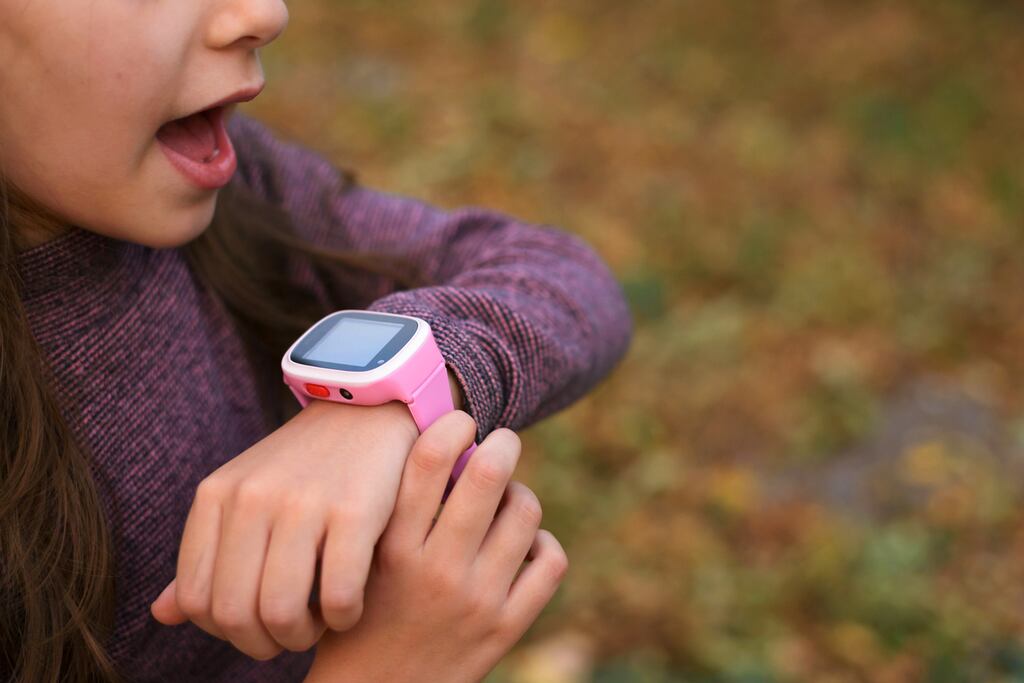 A technological fix for 21st-century paranoid parents, the app that controls Daughter Number Four's smart watch will tell us where she is
