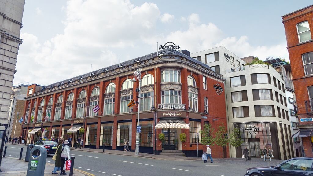 A computer-generated image of the new Hard Rock Hotel, which Tifco plans to open in Dublin in 2020.