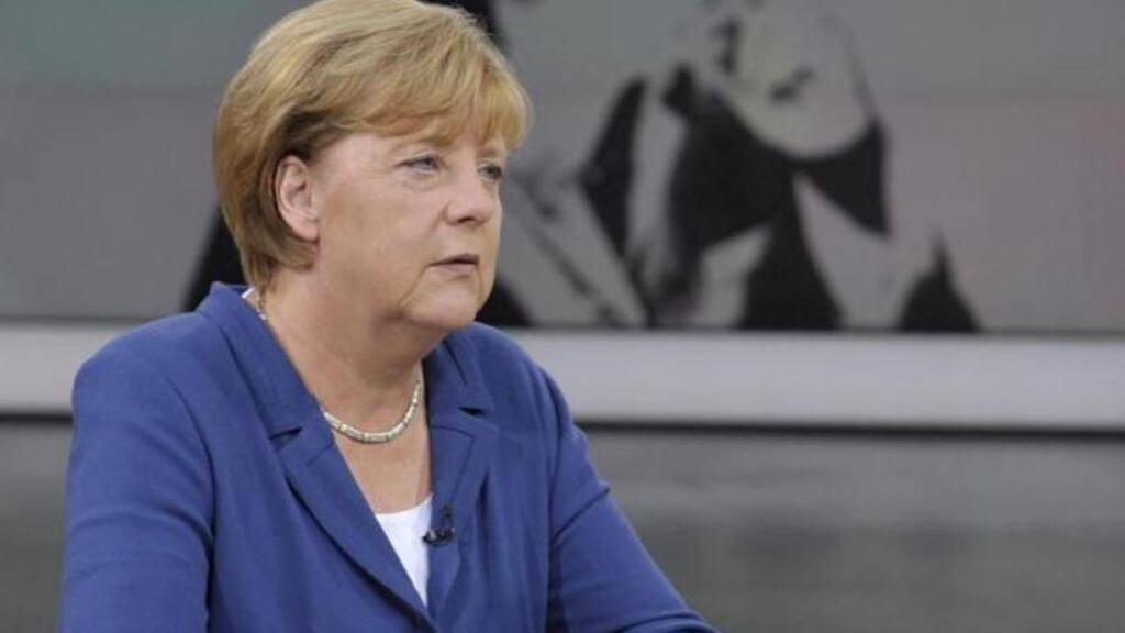 Angela Merkel: ‘The issue of asylum could be the next major European project, in which we show whether we are really able to take joint action,’ she told ZDF public television. Photograph: Jürgen Detmers/AFP/Getty Images
