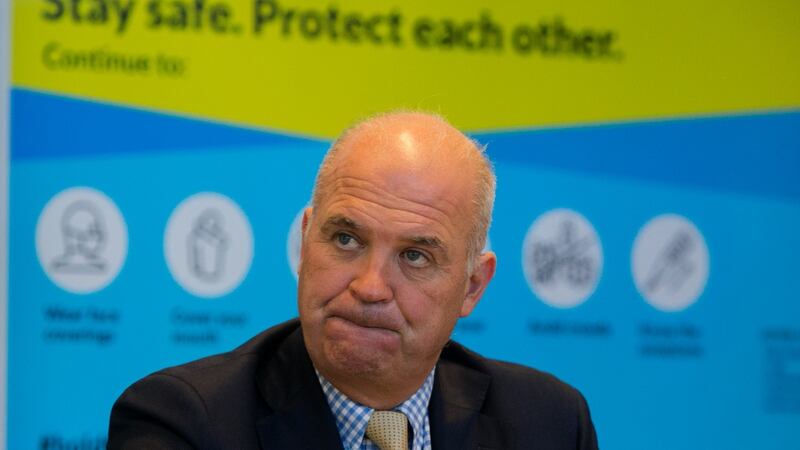 Dr Tony Holohan suggested that unvaccinated people should not be allowed to attend events such as the All-Ireland football final. Photograph: Gareth Chaney/Collins