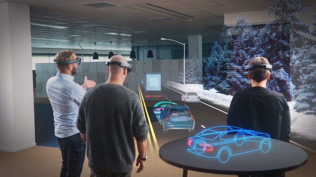 Volvo cars’ Microsoft HoloLens experience