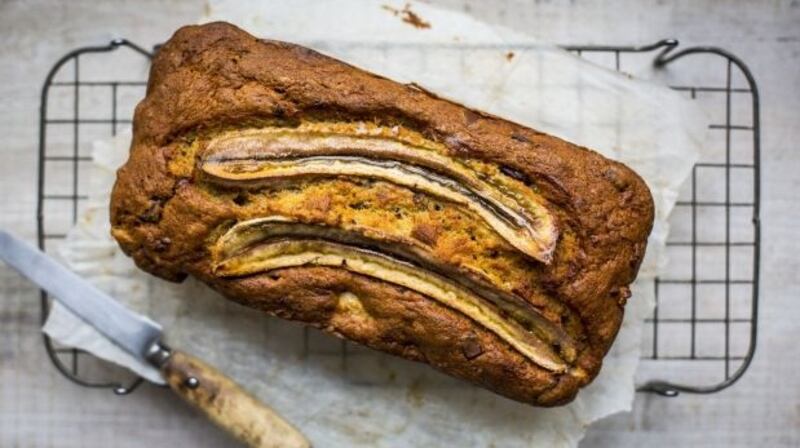 Donal Skehan’s chocolate and peanut butter banana bread.