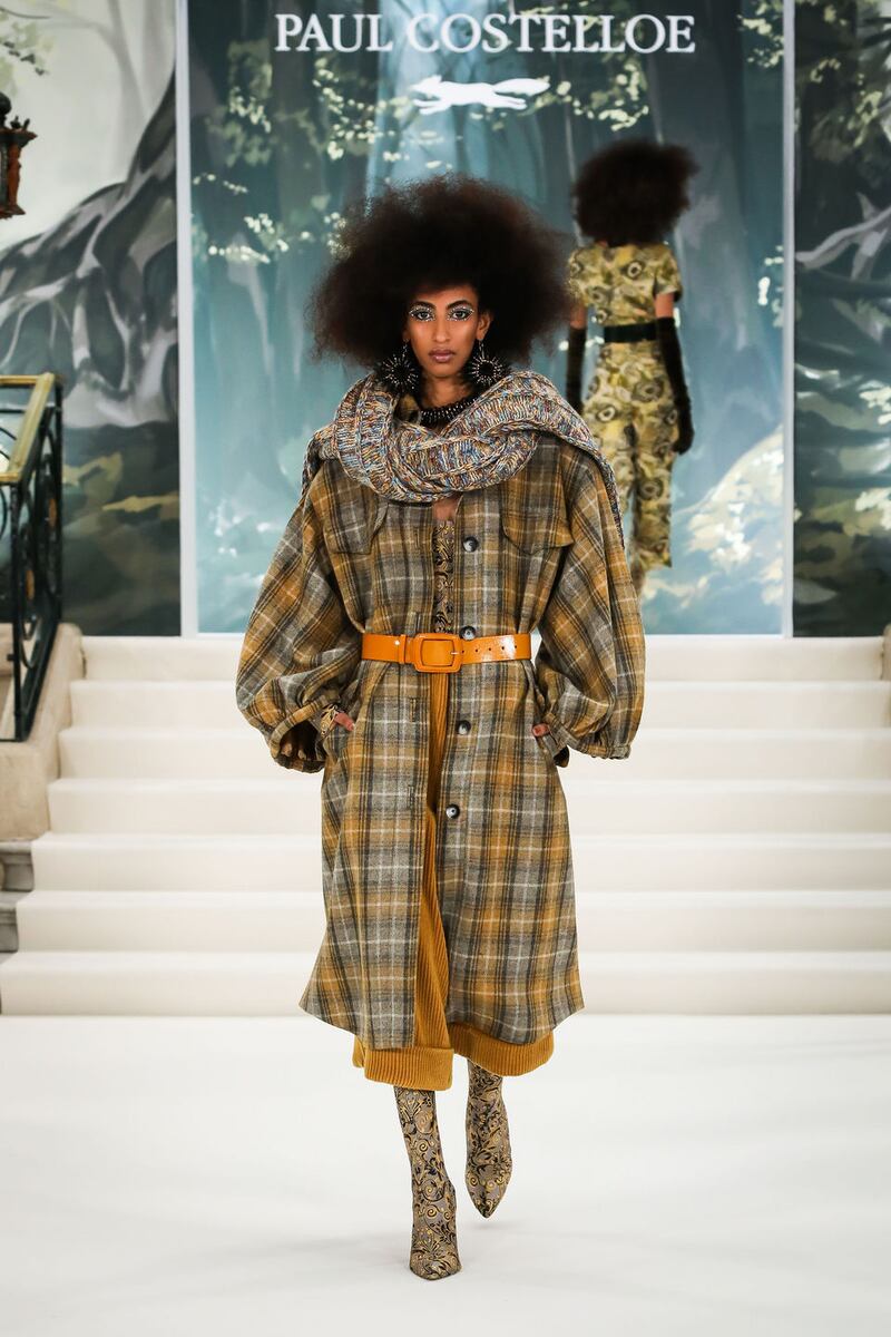 A design from Paul Costelloe’s AW22 collection. Photograph: Paul Costelloe/Trace PR