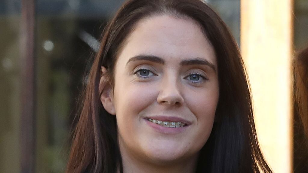 Anita Haughey, of Foxhill Avenue, Baldoyle, Dublin 13 pictured outside the Four Courts on Friday. Photograph: Collins Courts