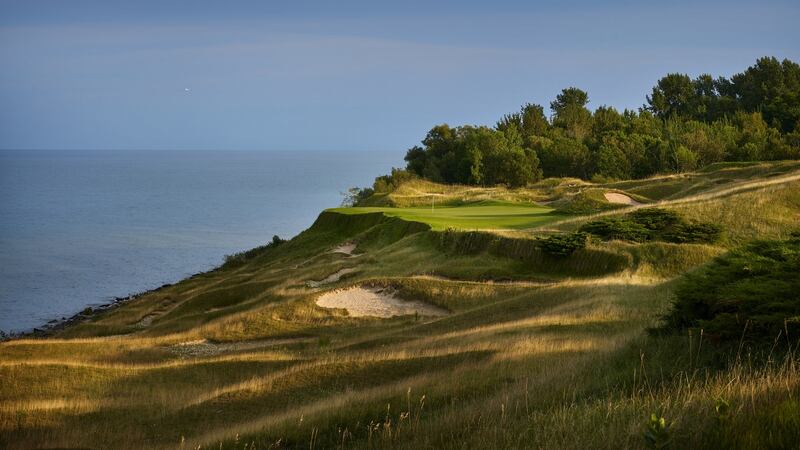 A view from 17th hole at Whistling Straits. Photo: Gary Kellner/PGA of America via Getty Images