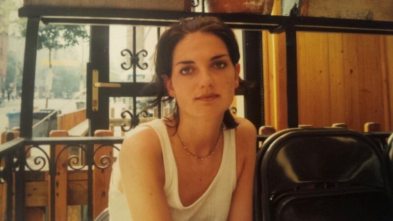 Carmel McMahon at Cafe Mogador in the East Village in 1995: ‘I fell in with a Brooklyn art collective who embraced me as I was: undernourished, uneducated, young, curious, and up for just about anything.’
