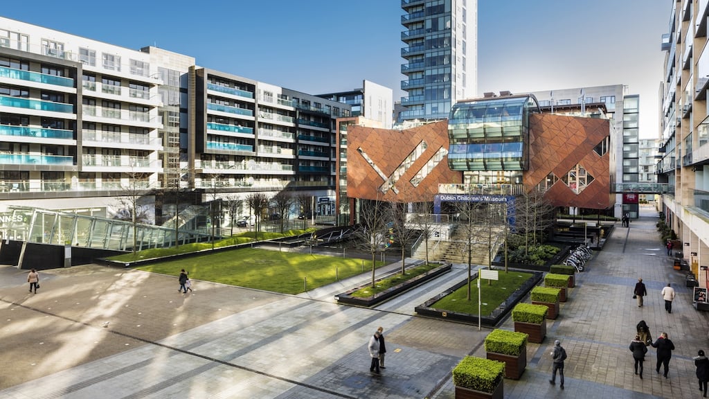 Beacon South Quarter in Sandyford, Dublin 18. Clarendon has now completed the purchase of a further 24 shops, 10 of which are still vacant, at €10.6 million.