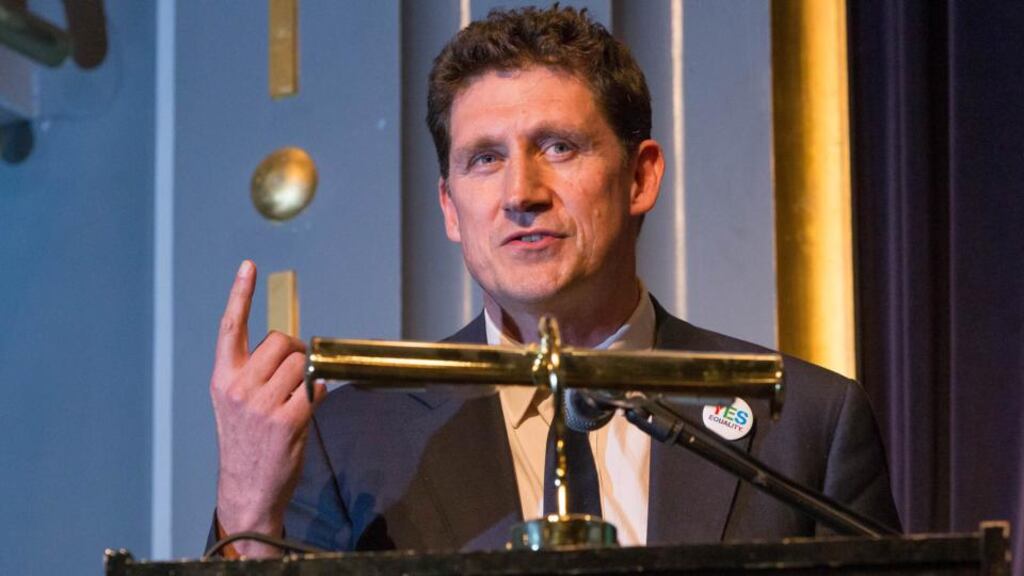 Eamon Ryan, Green Party leader, was critical of Taoiseach Enda Kenny for the position he has taken on Greece. Photograph: Dylan Vaughan.