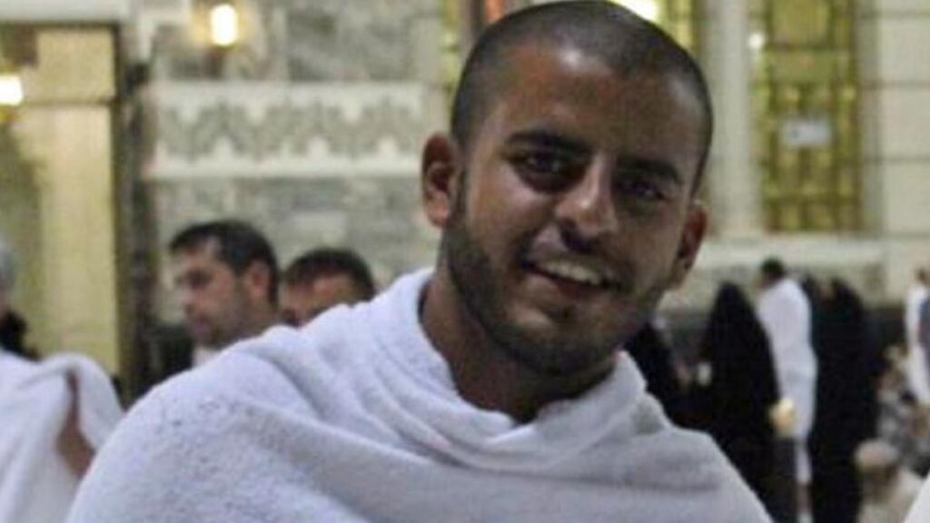 Ibrihim Halawa before his detention: he and 493 others have been put on mass trial on serious charges which could result in life imprisonment or the death penalty