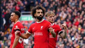 Mohamed Salah’s double helps Liverpool to another derby success over 10-man Everton