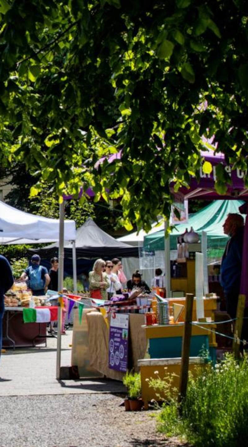 Herbert Park Market in Ballsbridge, Co Dublin. Photograph: Tom Honan