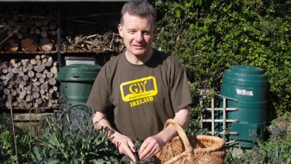 Former Green TD Trevor Sargent in his organic-certified garden