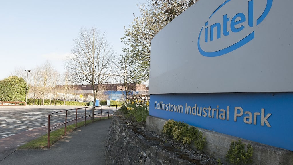 The Intel facility at Leixlip, Co Dublin. Photograph: Dave Meehan/The Irish Times