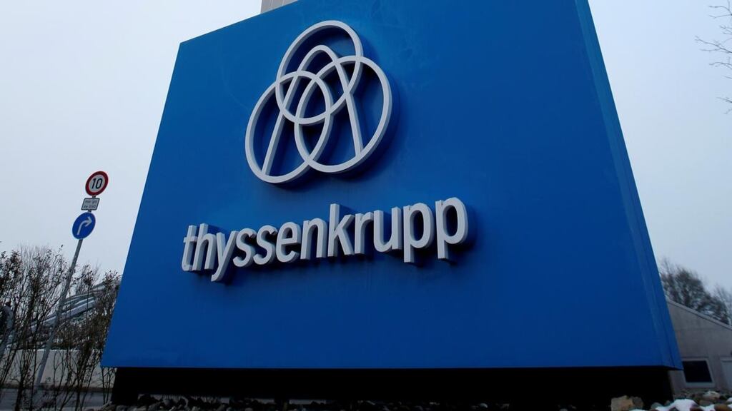 Thyssenkrupp said it would prioritise talks with a group led by Blackstone and Carlyle, and one led by Advent and Cinven in the €16 billion battle to buy its elevators business. Photograph: Michaela Rehle/Reuters