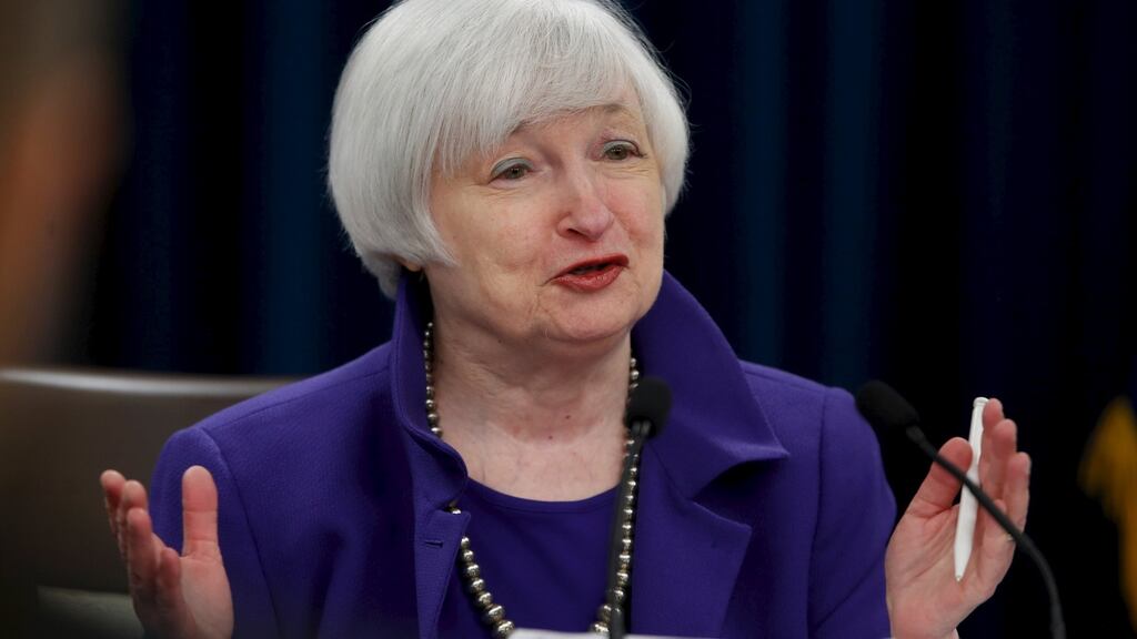 US Federal Reserve chair Janet Yellen has indicated that rate rises will be ‘gradual’. Photograph: Reuters