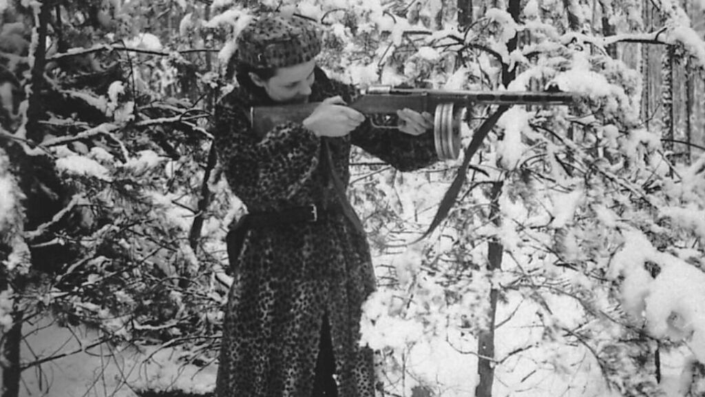 An undated photo of herself by Faye Schulman (then known as Faigel Lazebnik), via Second Story Press. Photograph: Faye Schulman
