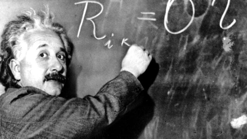 Einstein's thought experiment showed that time passes differently for someone standing still than for someone moving. Photograph: AP Photo/File