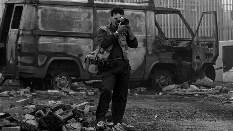 Photographer Martin Nangle. Photograph: Pacemaker Belfast-archive