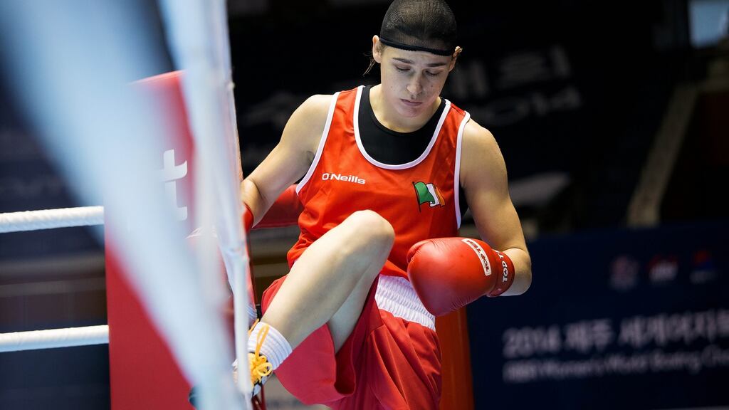 Katie Taylor is into the last 16 at the World Championships. Photograph: Inpho