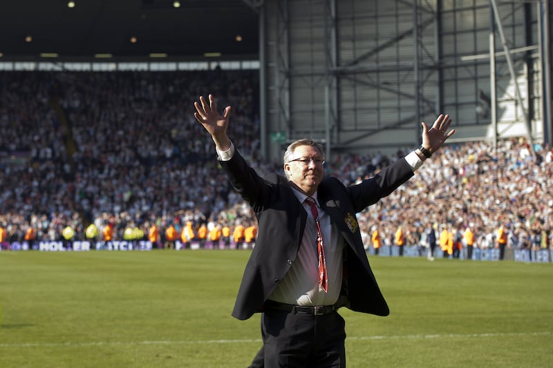 Alex Ferguson sure gave Manchester United what for. Photograph: Adrian Dennis/AFP Photo via Getty Images