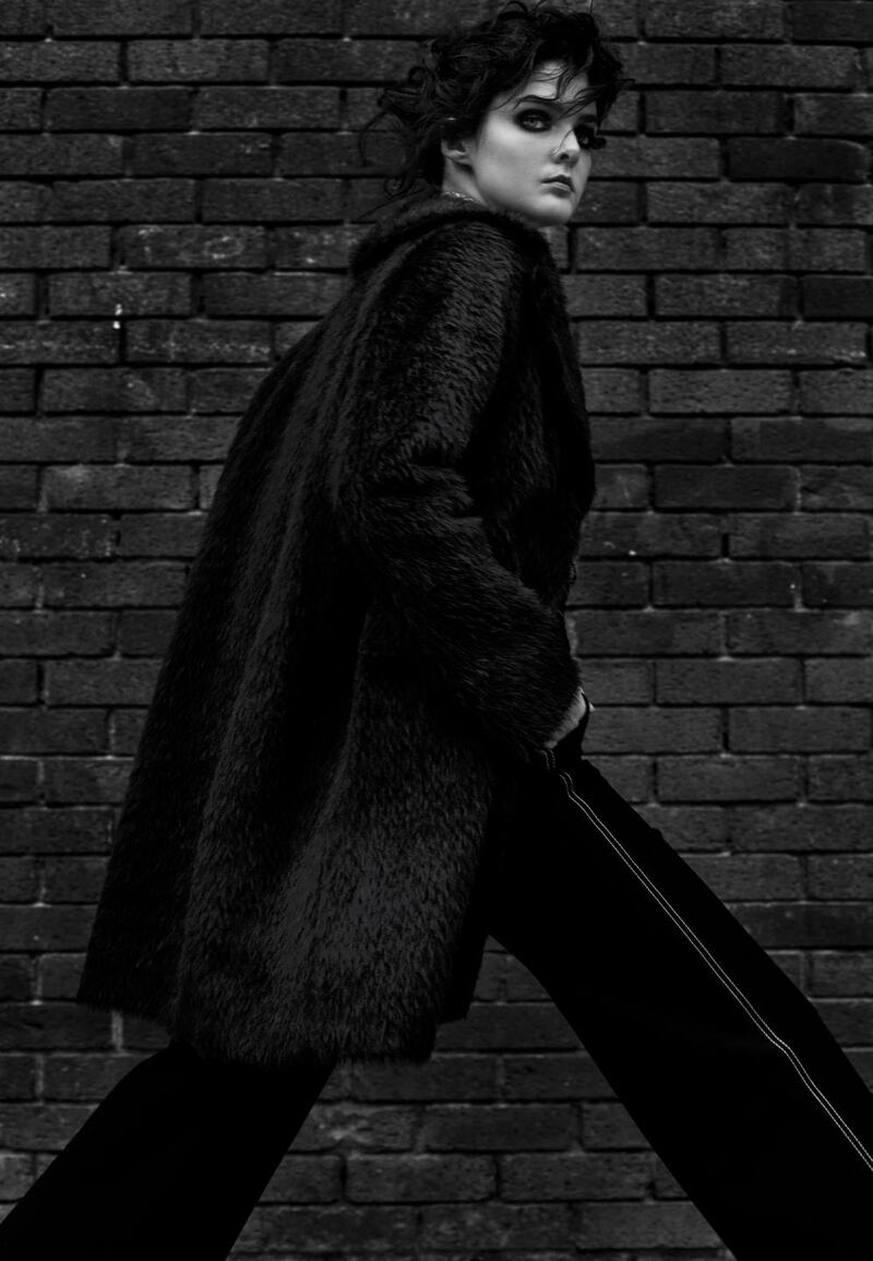 Coat €415, Marella, blouse €100 Gant, Arnotts, trousers €345 Brown Thomas.