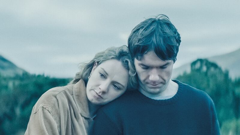 Fionnuala Flaherty and Dónall Ó Héalai in Foscadh