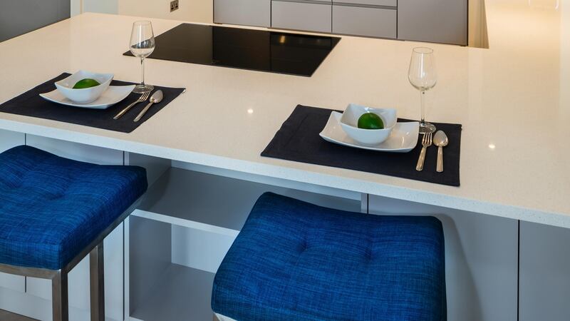 The kitchens in the O’Flynn Group’s Killiney scheme, by Cawleys Furniture, include appliances by AEG or Electrolux. Photograph: Peter Moloney/PM Photography