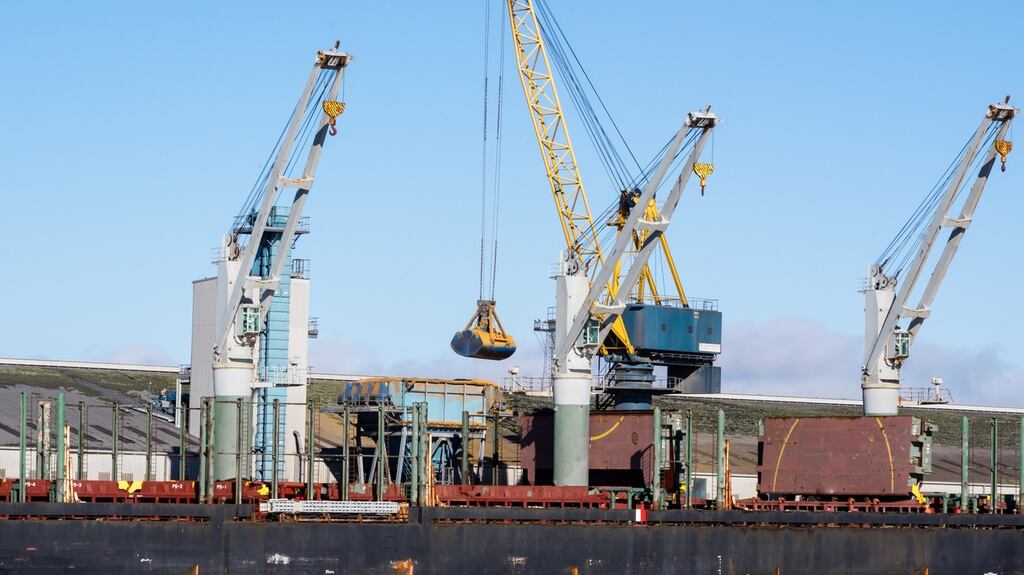 Unloading at Belfast Harbour. Some trucks bound for the North have been sent back to Britain. Photograph: iStock