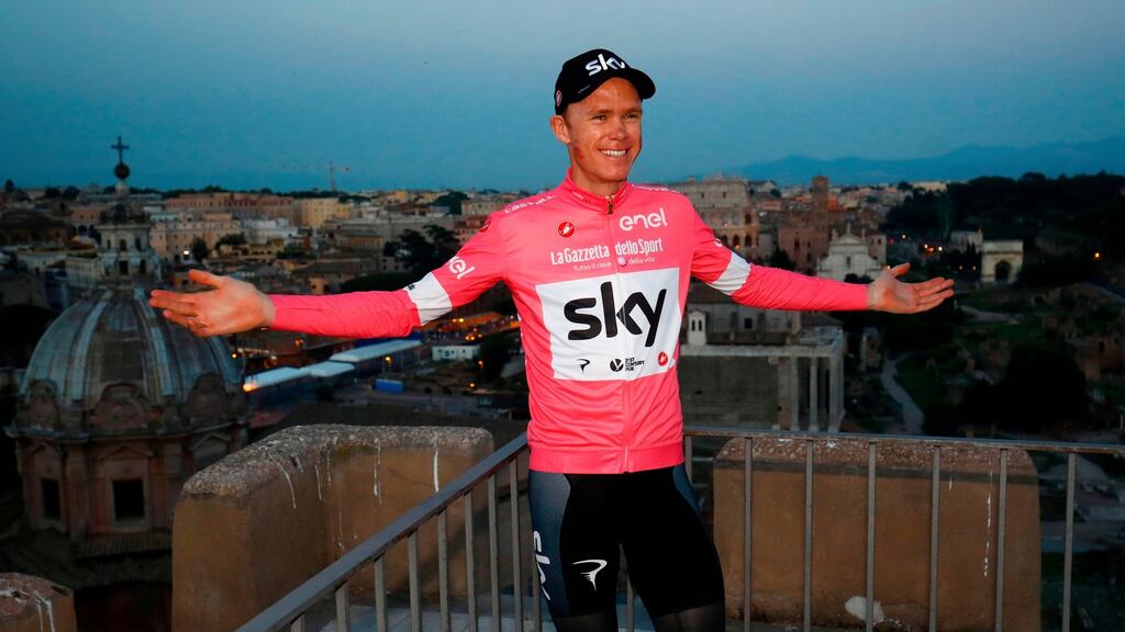 Chris Froome: will be lining up with the field at the start of the Tour de France as he seeks to win his fifth title. Photograph: Luk Benies/AFP/Getty