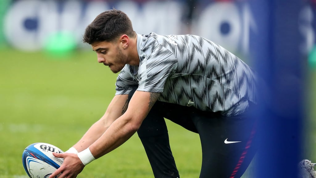 Toulouse’s Romain Ntamack could be set for his international breakthrough. Photograph: Billy Stickland/Inpho