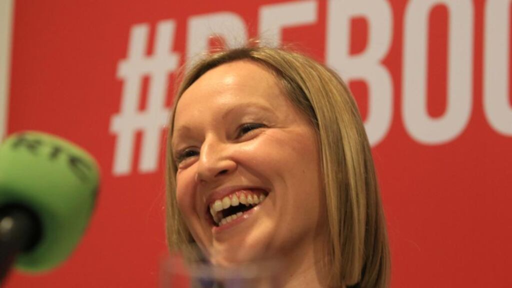 Lucinda Creighton at the launch of the new political party in Dublin. “It will of course be hard. Slings and arrows are at the ready, pointed at us.” Photograph: Nick Bradshaw