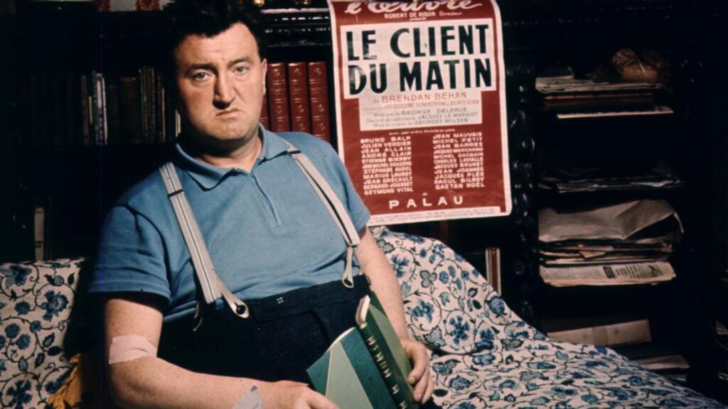 Brendan Behan ‘would quickly attract an audience made up of anyone in the house at the time’. Photograph: Hulton Archive/Getty Images