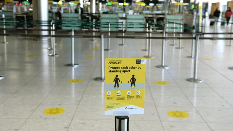 Dublin Airport: A Covid-19 resurgence in Europe would back us into an unimaginable place. Photograph: Dara Mac Donaill
