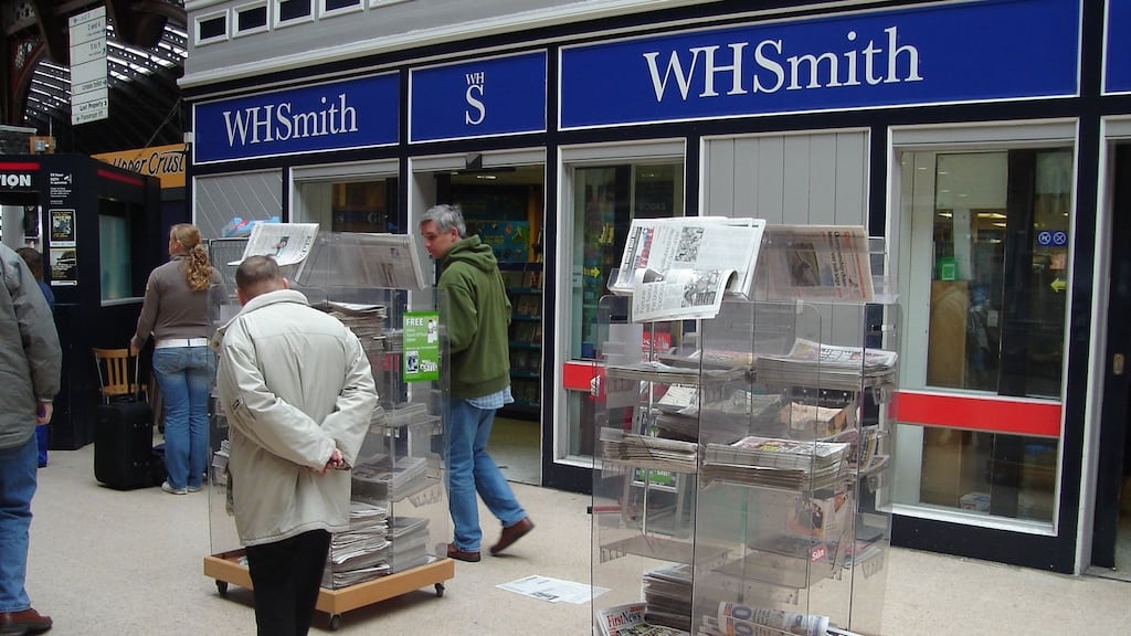 WH Smith operated nine stores at Dublin airport in the period under review