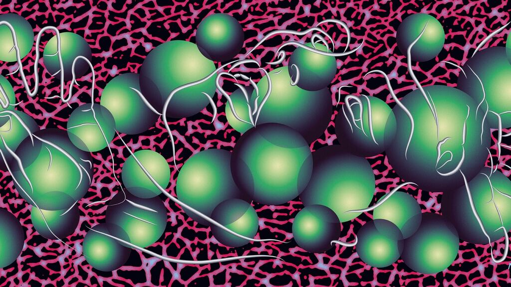 Detail from Event Horizon (silk scarf) by artist Niall Sweeney