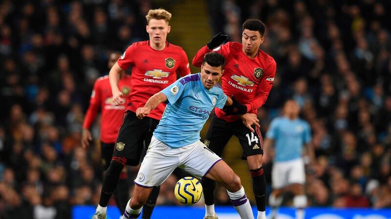 Manchester City’s Spanish midfielder Rodri: On both goals at the weekend he was bypassed too easily and failed to exert any influence on what happened. Photograph: Oli Scarff/AFP via Getty Images