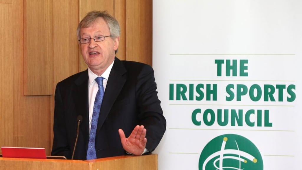 Páraic Duffy at the Irish Sports Council Field Sports Investment announcement at the Aviva Stadium. Photograph: Cathal Noonan/Inpho