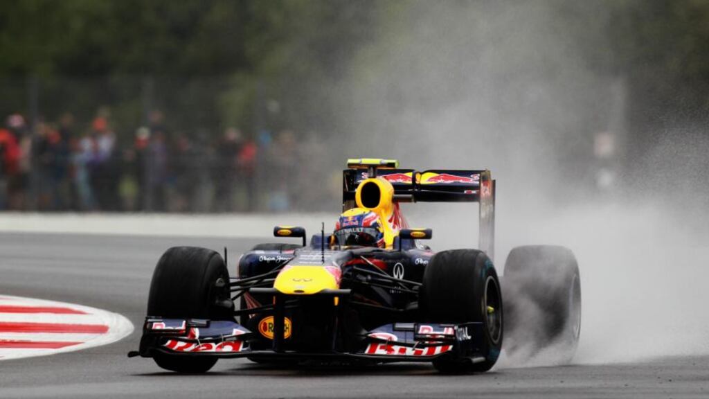 Mark Webber of Red Bull. Photograph: Paul Gilham/Getty Images